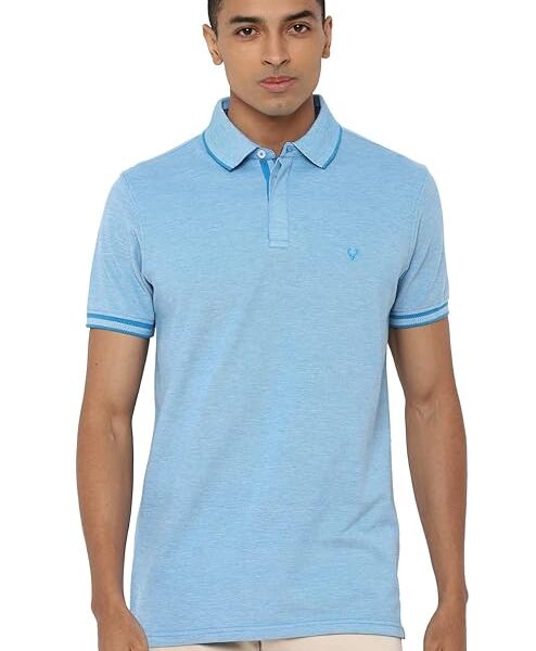 Allen Solly Men's Cotton Regular Fit Polo T-Shirt